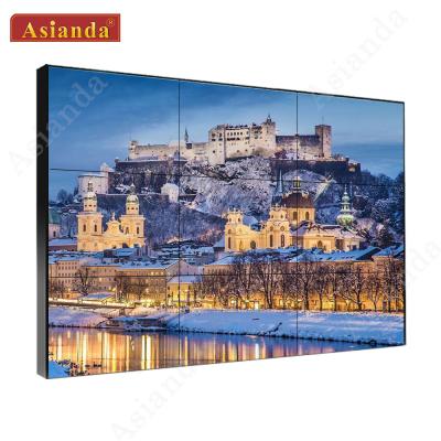 China 55inch Ultra Thin Bezel Samsung 1.7mm HDMI LCD Video Wall High Brightness 500nits TV Studio LCD Video Wall Display for sale