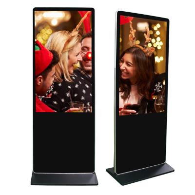 China 49inch Multi Touch Floor Standing LCD Digital Display Interactive Digital Totem Kiosk for sale