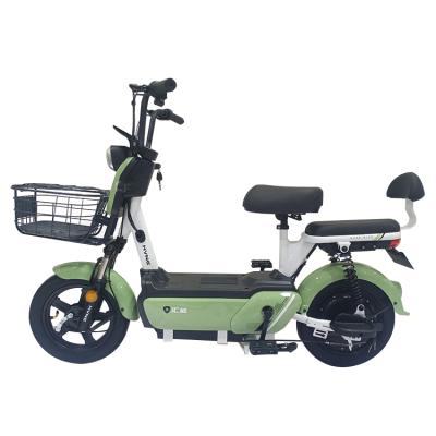 China 2021 factory supply steel safe and relieve adult cheap electric bicycle for sale