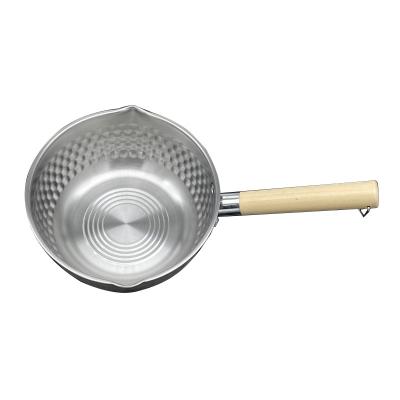 China Sustainable Soup Pot Single-Handled Stainless Steel Non-Stick Pot for sale