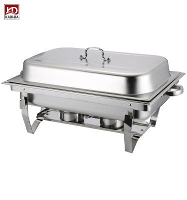 China Special fast food restaurant food heater for dinner stainless steel buffet food warmer chafing dish for sale