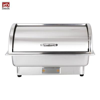 China Factory Outlet Hotel Equipments Easily Cleaned Food Warmer Set Stainless Steel Buffet Stove for sale