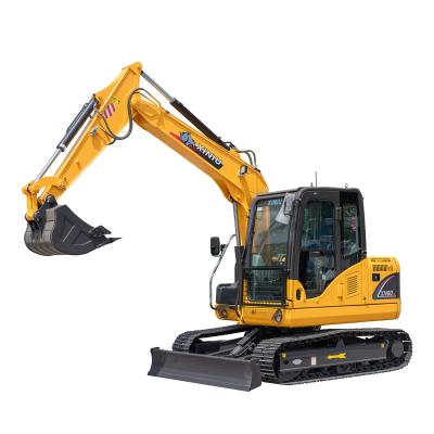 China Building Material Shops 6 Ton 7 Ton Crawler Excavator Small Excavator Price For Household And Farmland Processing Landscaping Pipeline Construction for sale