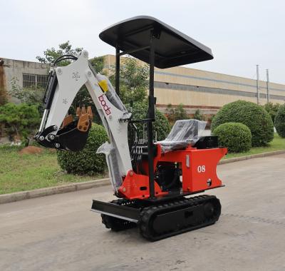 China Dig Deep 1.4m Can Enter Chinese Brand 0.7 Ton Hydraulic Micro Digger Hammer Mini Excavator Crawler Greenhouse Mini Digger for sale