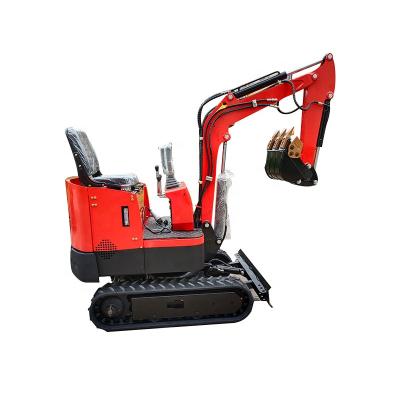 China Other Mini Excavator 8.3kw 12hp 1 Ton Crawler Steel Crawler Excavator Small Micro Digger Size for sale