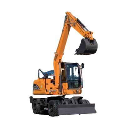 China Construction Material Shops BDXN100 Excavator With Wheels Wheel Excavator 8 Ton Wheel Excavator 8 Ton for sale