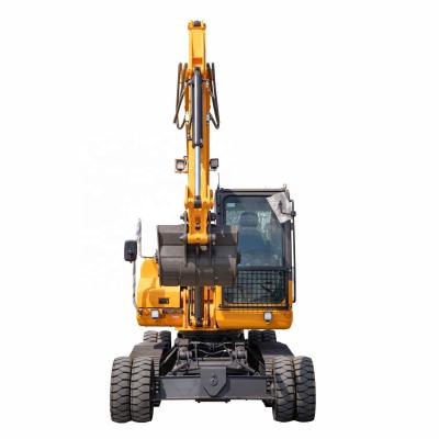 China Construction Material Shops Wheel Crawler Excavator Crawler Hydraulic Crawler Excavator 8t Medium Excavator Hydraulic Crawler for sale