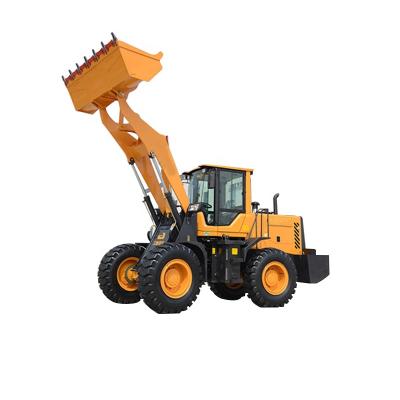 China Used In Road Shandong Bada 1ton 1.5ton Front End 4 Wheel Wheel Loader Articulated Mini Loader Digger for sale