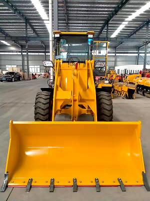 China Used In Road Garden Mini Wheel Loader Front End Small Loaders 800kg 1.5ton With CE Certifi for sale