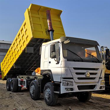 China Diret Supply 5.3-6.2M Second Hand 12 Wheel 8x4 Dump Truck Used Dump Truck > 8L for sale