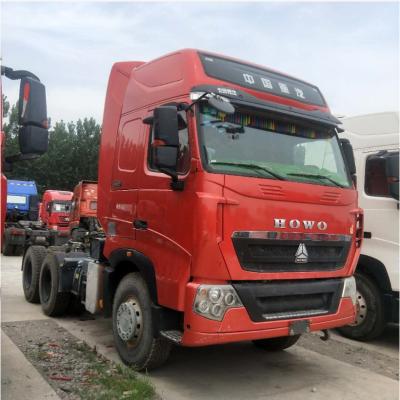 China new used sinotruk 6*4 howo tractor trucks 336hp 371hp used tractor truck 6800*2496*3668 for sale