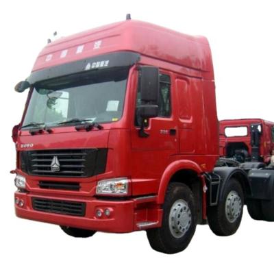 China Euro Euro 2 3 new and 80% new howo A7 diesel used tractor truck 6x4 full heads 6800*2496*3668 for sale