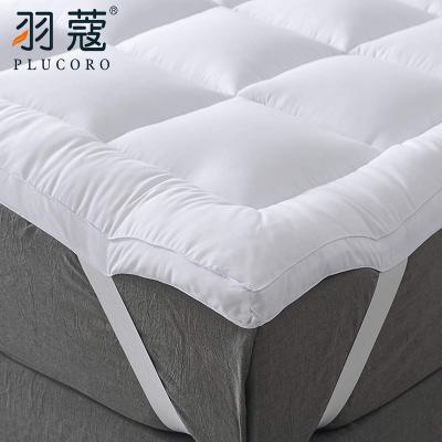 China Waterproof Mattress Topper Hotel Queen Soft Alternative Microfiber Fill Mattress Cover Protector for sale