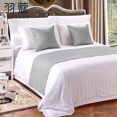 China New Hot Sale Nondisposable Fashion 5 Star Hotel China Suppliers With Big Price Hotel Bed Runner for sale