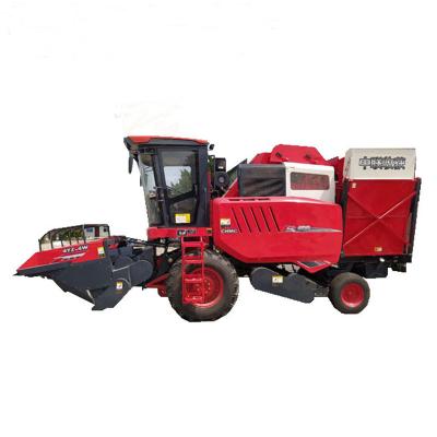 China Maize Newest Low Price/4 Rows Maize Harvester Machine Combine Maize Harvester for sale