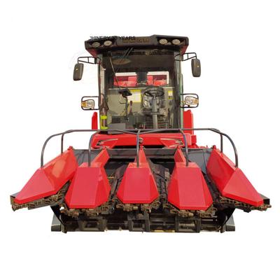 China New Design 3 Tier Maize Harvester Large Scale Self Propelled Maize Combine Machine for sale