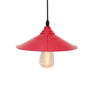 China Vintage Style Battery Metal Shade Vintage Style Dining Table Lighting Outdoor Camping Retro Pendant Bulb Hanging Light for sale