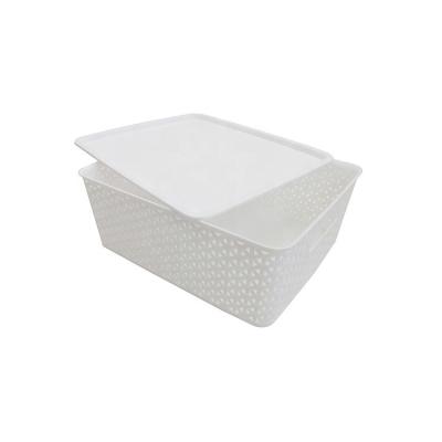 China Sustainable Home Plastics Storage Boxes Fruit Basket for sale