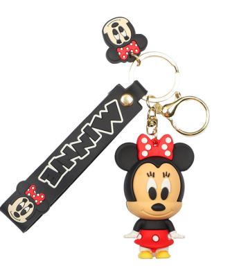 China Metal Cartoon Doll Small Car Accessories Cute Pendant Decoration Key Chain Bag Gifts Wholesale for sale