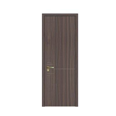 China Sound Insulation Sliding Door Hardware For Office Door Wooden PVC MDF Interior Wood Door Skin for sale