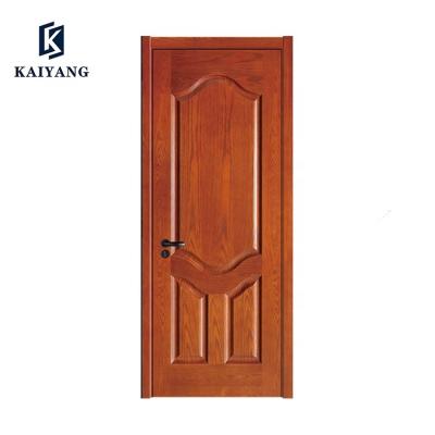 China Modern Hot Sales Promotion Interior Solid Wood Door Teak Veneer Painted Finished Designs for sale