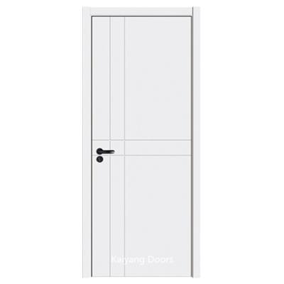 China Modern China Customized Design Interior PVC Toilet Bathroom Doors Skin With Extra Parts And Frames Wooden Portas for sale