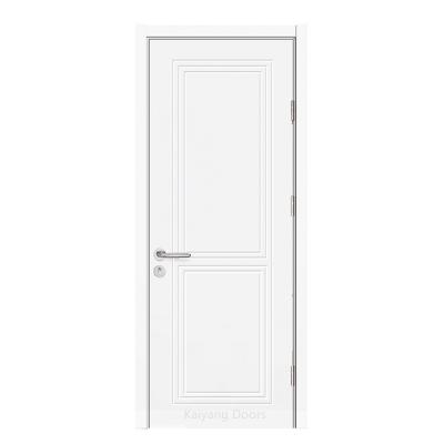 China Asian Paint Solid Wood Interior Door Bedroom Proof MDF Sound Door for sale