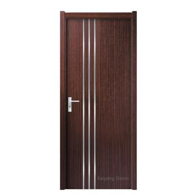 China Modern Interior Chinese Style Manufacturer Chinese Aluminum MDF Wooden Door for sale