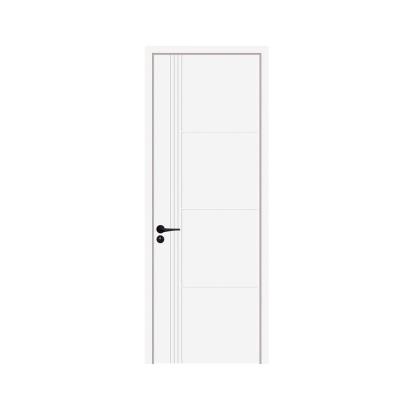 China Modern Modern Kitchen Wood Door Assemble PVC MDF Canopy House Apartment Doors Interior Wood Glazing Skin for sale