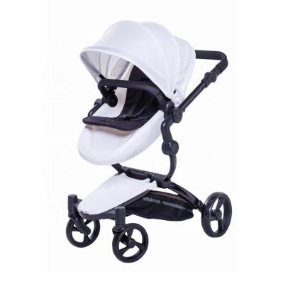 China Steel Foldable Rotate 360 ​​Degree 4 Wheels Push Chair Baby Pram Doll Stroller Doll for sale