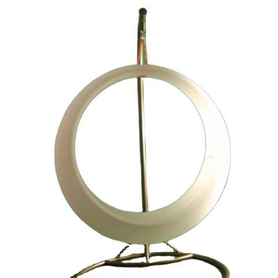 China Modern Outdoor garden adults led light hanging circle swing chair, garden decorative kids and children illuminated swing set for sale