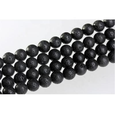 China 100% Eco-friendly 8mm 10mm 12mm Large Lava Rock Stone Volcanic Rock Raw Black White Diffuser Bracelets For Sale for sale