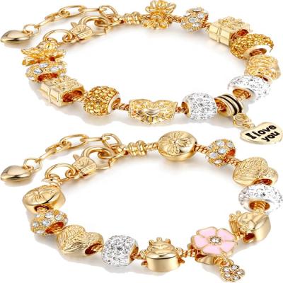 China Fashion Gold 7 Chakra Alloy Couple Bracelet Casual/Sporty Adjustable Stainless Steel Bracelet for sale