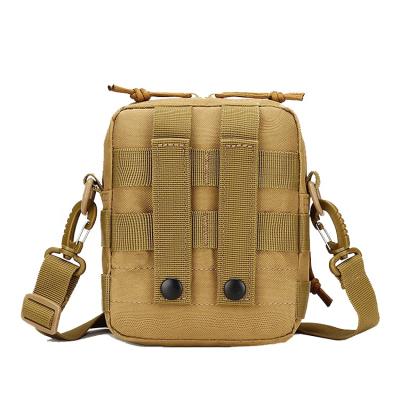 China Multi Layers Pockets Wholesale Camouflage Nylon Chest Pouch Bag Military Tactical Men Shoulder Sling Bag for sale