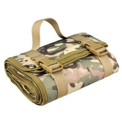 China Outdoor Rolled Mat Waterproof Military Foldable Shooting Mat Tactical Portable Outdoor for sale