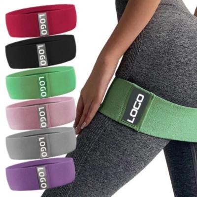 China Fabric Resistance Bands Cloth Bands For Legs And Butt Yoga For Women Butt And Legs.Non Removable Fabric Resistance Building Band For Glute, Thigh, Squat Equipment Set for sale