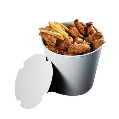 China 32oz 48oz 65oz 130oz 170oz disposable custom printing disposable paper bucket with lid fried chicken wings paper bucket for food packing factory for sale