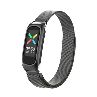 China Realease Replcement Quick Watch Band Lianmi Oppoband Strap Smart Watch Stainless Steel Milanese Watchband For Oppo Band for sale