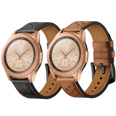 China Realease Replcement Speedy Watch Band Leather Strap For Amazfit Bip/Bip 2 Samsung Galaxy Watch 46mm 42mm Speed ​​S3 Frontier Strap/Classic 22mm/20mm Watch Band Wrist Strap for sale