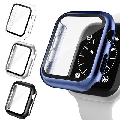 China Realease Replcement Quick Watch Case Lianmi Protective Case With Screen Protector For Apple Watch Case Covers For I-Watch Se Case 7 Series 6 5 4 3 for sale