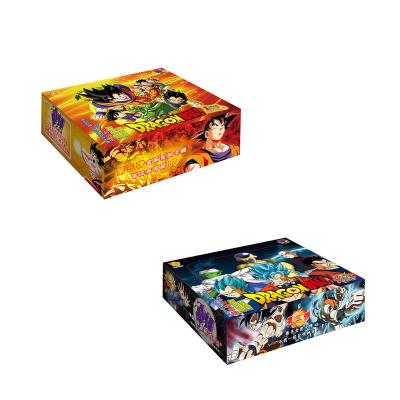 China Top NEW Eco-Friendly Custom Super Goku Saiyan Vegeta IV Goku Dam Tanning Flash Cards DRAGON BALL Anime Figures Heroes Card Son for sale