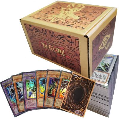 China Eco-friendly Custom High Wholesale Price Yu-gi-oh! 112 english all flash cards for kids card game battle cards for sale