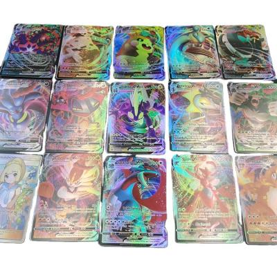 China Entertaiment Game Cards 2021 New Arrival VMAX Toy Spanish Pokemon Cards Holographic Playing Card Castellano Espanol Kids for sale