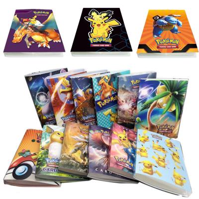 China Wholesale Collectible Card 4 Sleeve Holders Protector Pocket Travel Permanent Pokemon Game Card Sleeves for sale