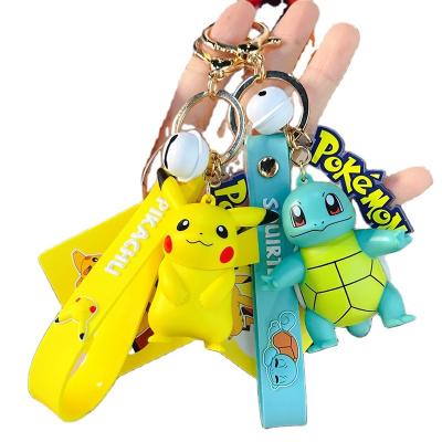 China Wholesale Fashion Children's Toy Pokemon Cartoon Animation Cartoon Plastic Key Chain for sale