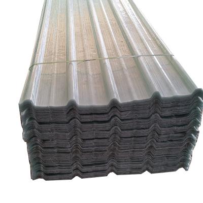 China Cheap transparent frp sheet construction corrugated plastic roofing supplier for sale