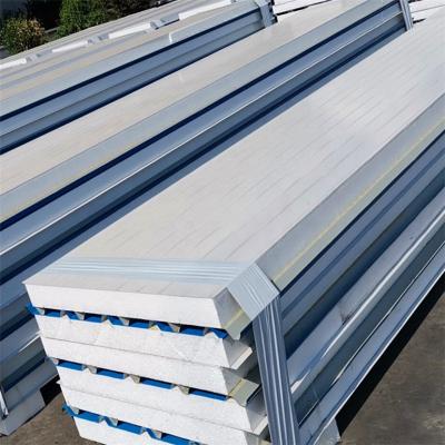 China 950mm / 980mm good quality factory directly supply eps roof expanded polystyrene sandwich panels for clean room for sale