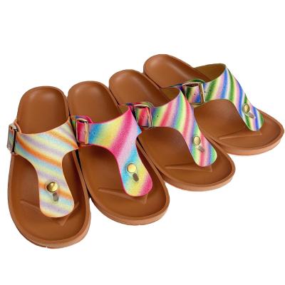 China Wholesale Trend Cheap Fashion Flip Flops Slides Slippers For Women Fashion Outdoor Summer Beach Slipper Ladies Flat Sandals Flip Flops Custom Made for sale