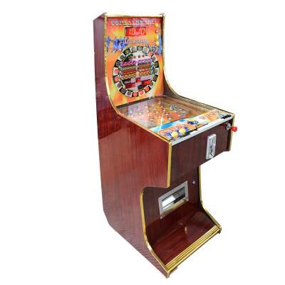 China High Quality 5/6/7 Wooden Or Metal Balls Playing Pinball Game Machine Casino Coin Pusher Game Machine for sale