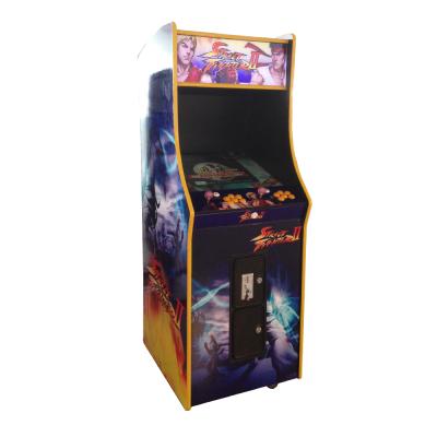 China Wooden 60 Inch 2 Player 19 In 1 Classic Straight Cabinet Machine Pandora Retro Video Arcade Game Coin Operated Multi Game for sale